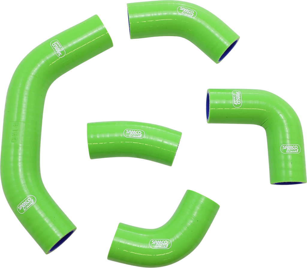 Samco Sport Radiator Hose Kit - Green - Kawasaki - Main Product View