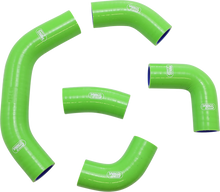 Load image into Gallery viewer, Samco Sport Radiator Hose Kit - Green - Kawasaki - Main Product View