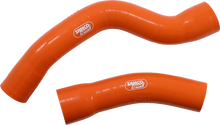 Load image into Gallery viewer, Samco Sport Radiator Hose Kit - Orange - KTM - Main Product View