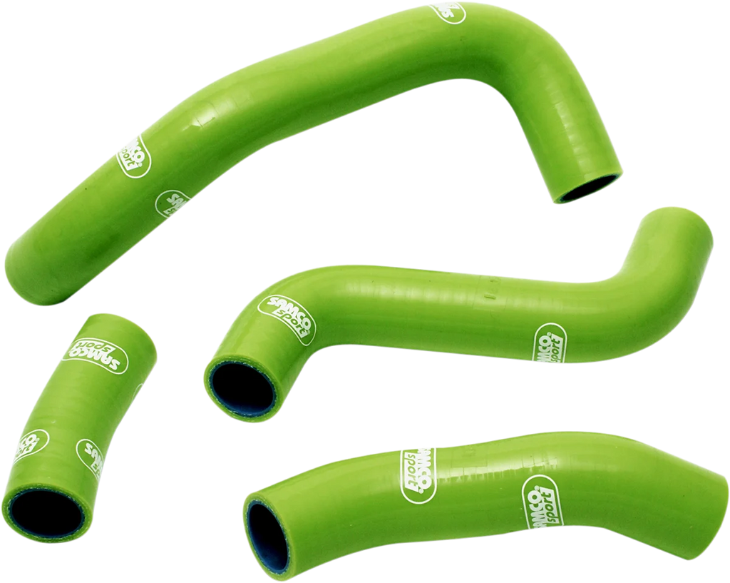 Samco Sport Radiator Hose Kit - Red - Ducati - Side View