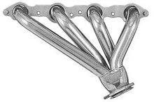 Load image into Gallery viewer, Sanderson Headers Silver Ceramic Headers Block Huggers LS150-SEC