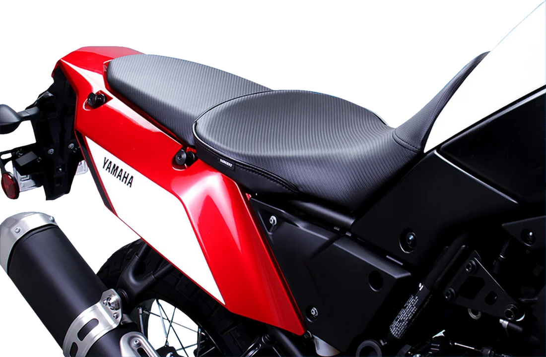 Sargent Seat Front Seat - with Rear Cover - CBX/Black Welt - Yamaha - Side View