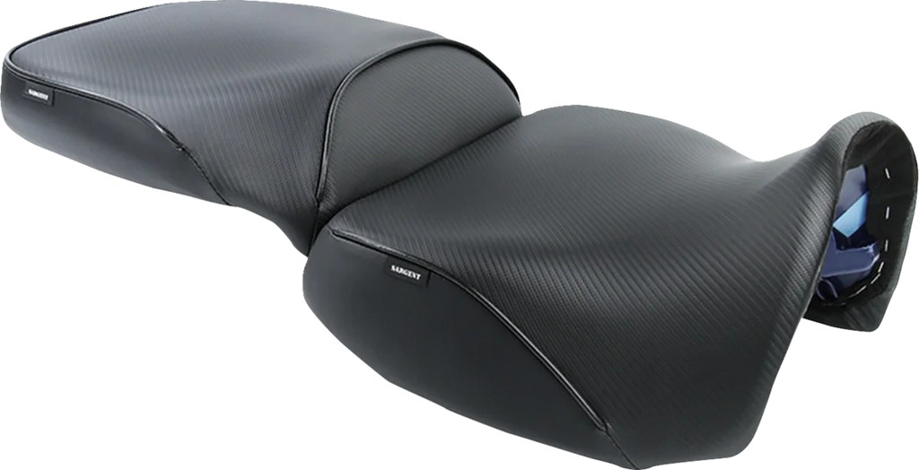 Sargent Seat Two-Piece Seat - Black - CarbonFX - Pan America - Main Product View