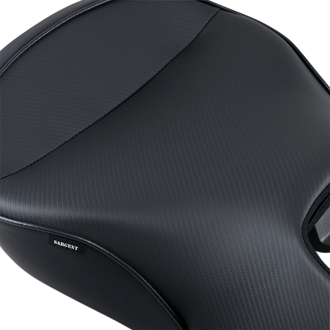 Sargent Seat World Sport™ Performance Seat - Black - Carbon FX - FJR1300 '03-'05 - Side View