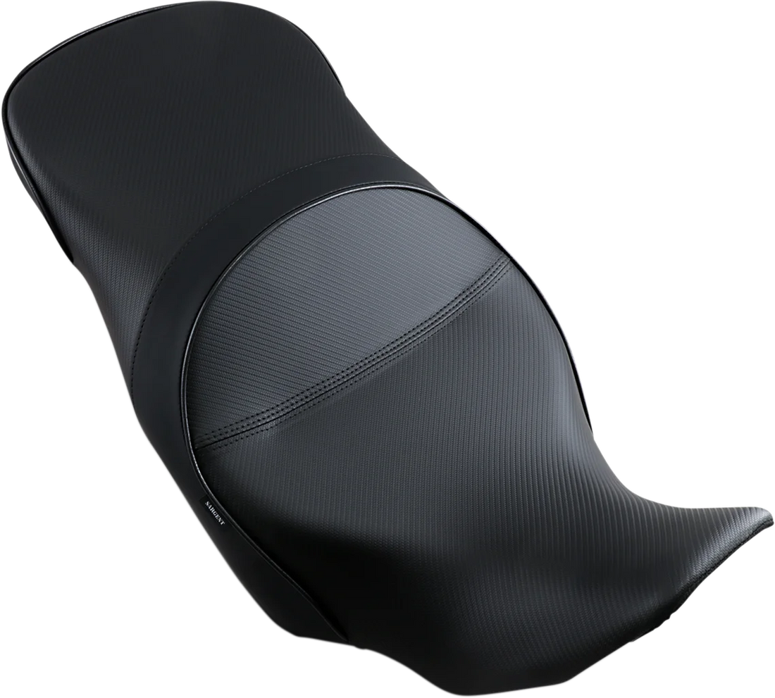 Sargent Seat World Sport™ Performance Seat - Black - Carbon FX - Low - V-Strom 1000 '14-'19 - Side View