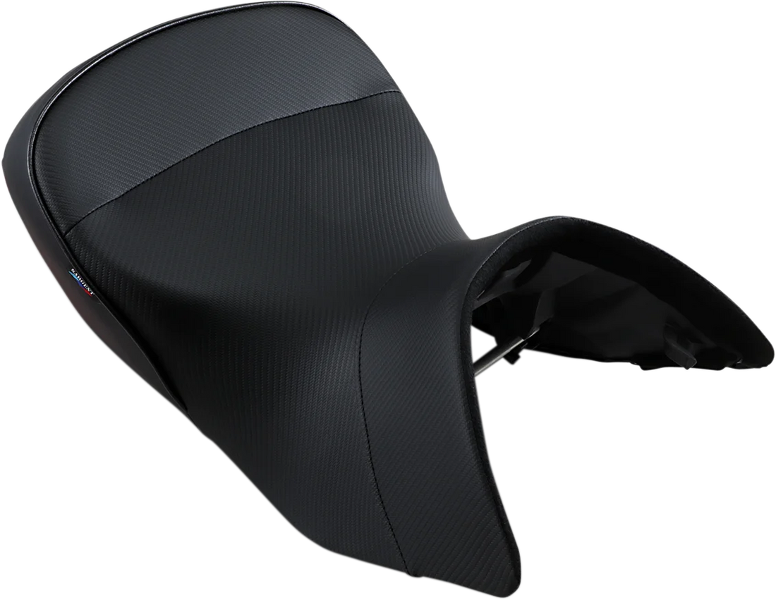 Sargent Seat World Sport™ Performance Seat - Black - Carbon FX - Low Front - R1200 '04-'13 - Side View