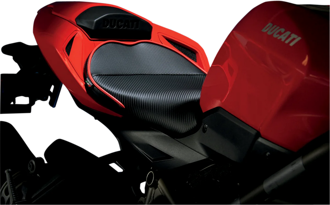 Sargent Seat World Sport™ Performance Seat - Black - Carbon FX - Regular - Streetfighter '11-'15 - Side View