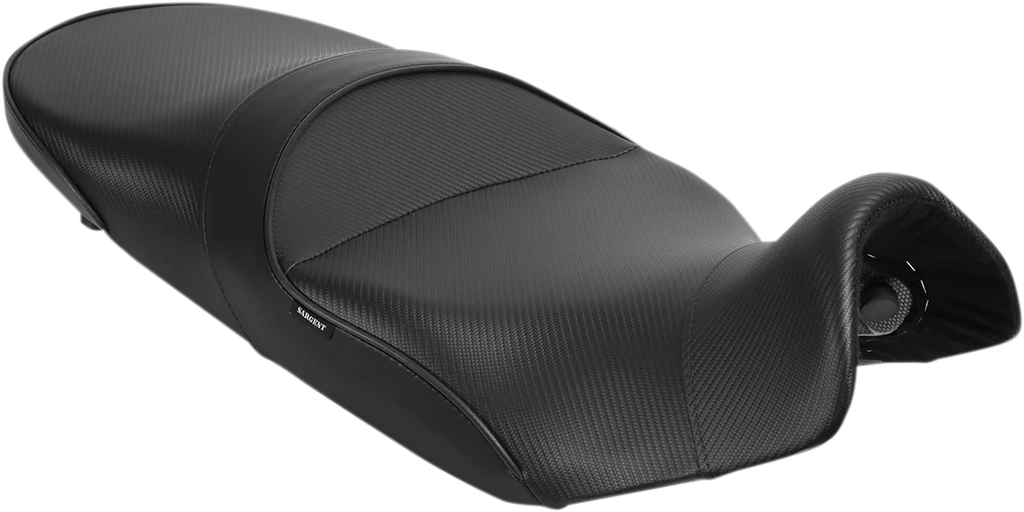 Sargent Seat World Sport™ Performance Seat - Black - Carbon FX - Regular - V-Strom 650 '12-'16 - Main Product View
