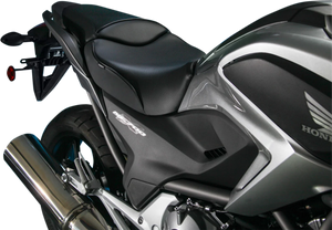 Sargent Seat World Sport™ Performance Seat - Black - Carbon FX - with Rear Seat Cover - Honda '12-'20 - Main Product View