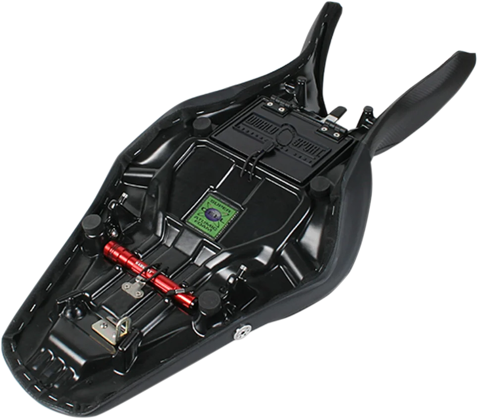Sargent Seat World Sport™ Performance Seat - Black - Carbon FX - Yamaha '13-'20 - Side View