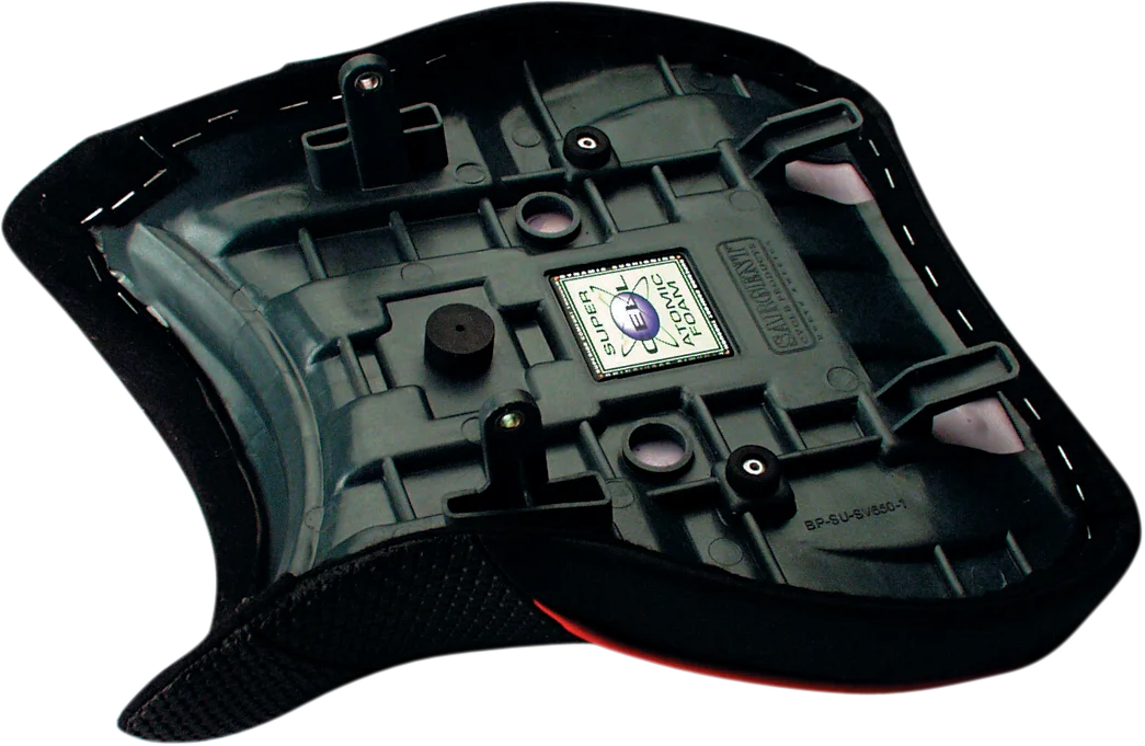 Sargent Seat World Sport™ Performance Seat - Black - Carbon FX - with Cover fits 1999-2002 Suzuki - Side View