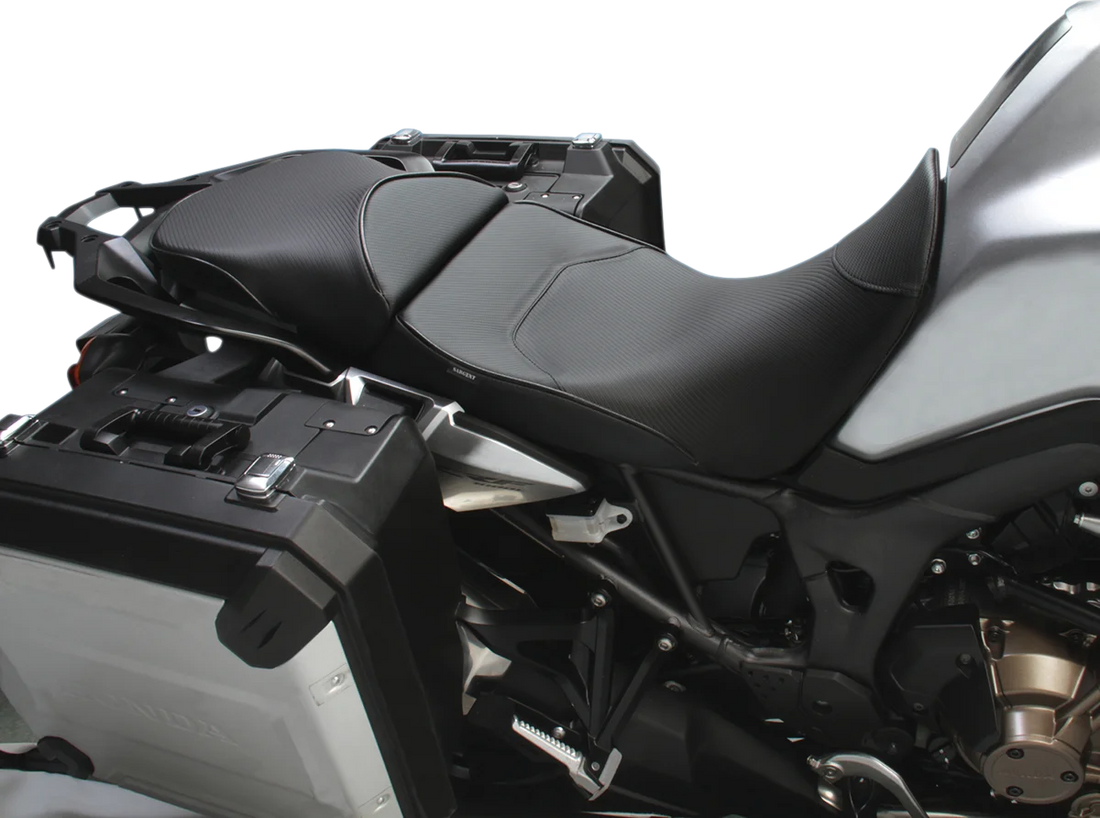 Sargent Seat World Sport™ Performance Seat - Low - Carbon FX - Africa Twin '16-'19 - Back View