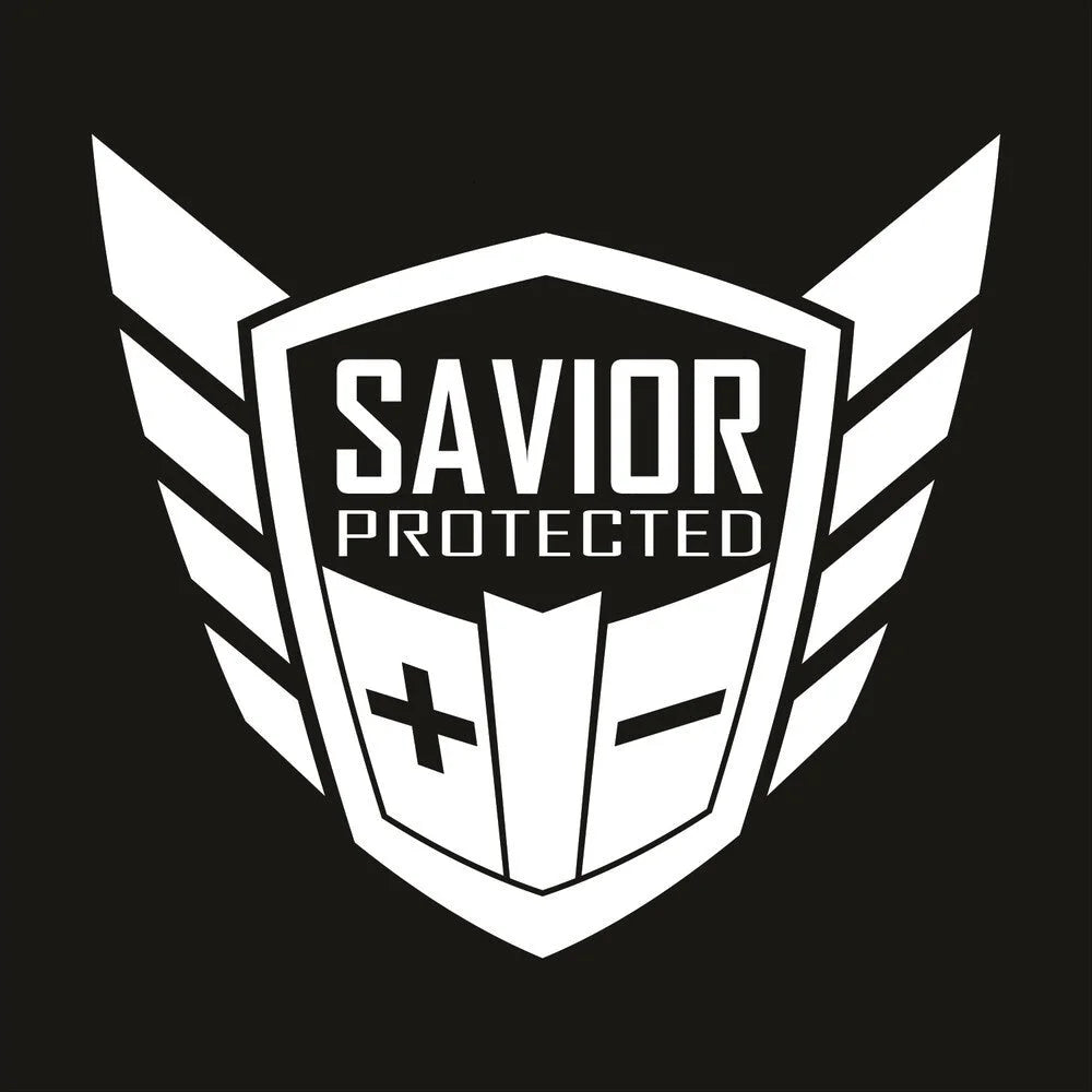 Savior Savior Window Decal Each White SAVIOR-DECAL-W