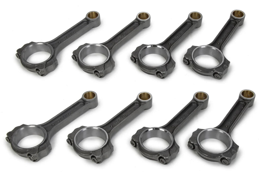 Scat Cranks 4340 Forged I-Beam Rods 6.125 2-ICR6125-2000-7/16 fits SBC