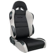 Load image into Gallery viewer, Scat Cranks Sportsman Racing Seat - Left - Gray Velour 80-1606-62L