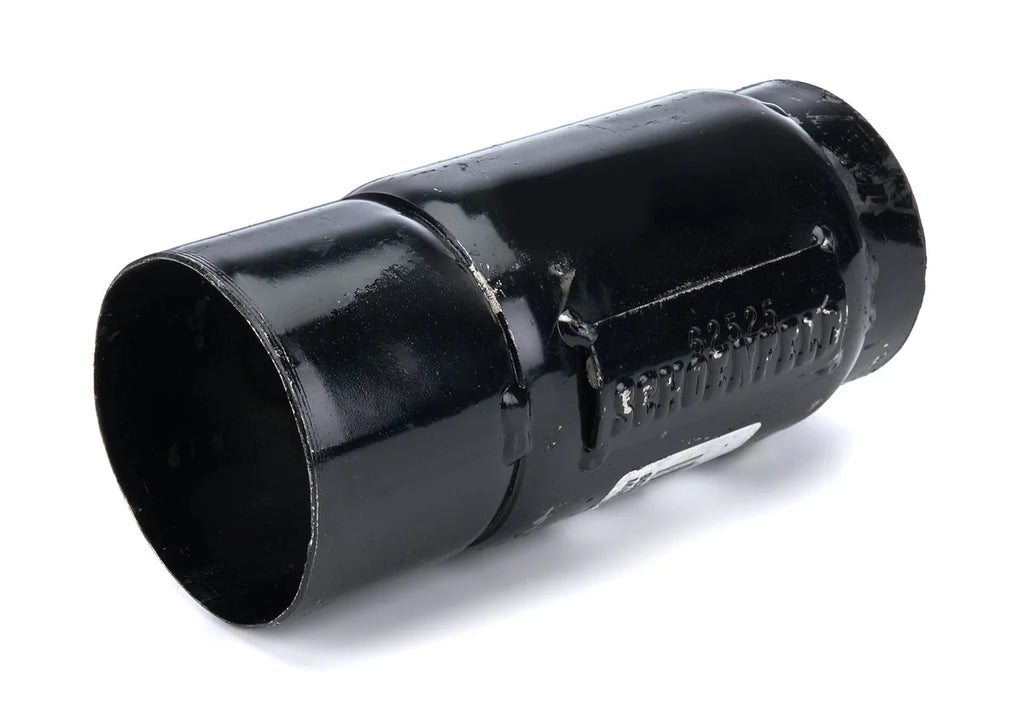 Schoenfeld Headers Muffler  2-1/2in Inlet / Outlet x 6in long 62525