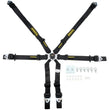 Load image into Gallery viewer, Schroth Racing 6PT Harness Flexi Black FIA Hans SR94530-0-31