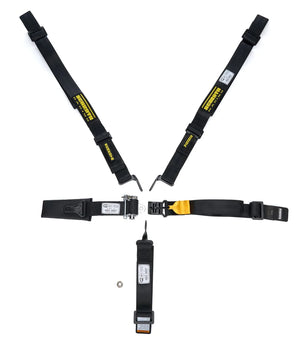 Schroth Racing Harness 5pt LL Ratchet 2in No Lap Adj Black SR68950H