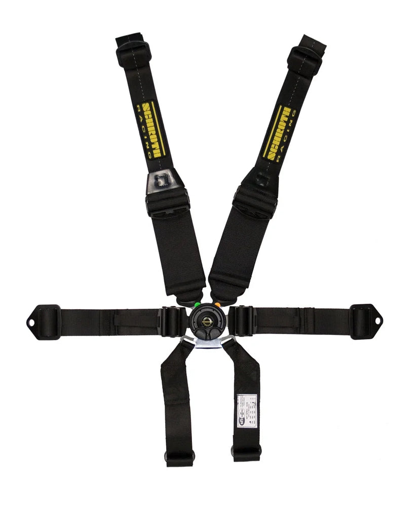 Schroth Racing Harness 6pt Profi 2 Pull -Up Lap RH Hans Shldr sr 91156NC PU