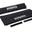 Load image into Gallery viewer, Schroth Racing Harness Pads 2in Wide Black w/ Silver Patch SR 09119