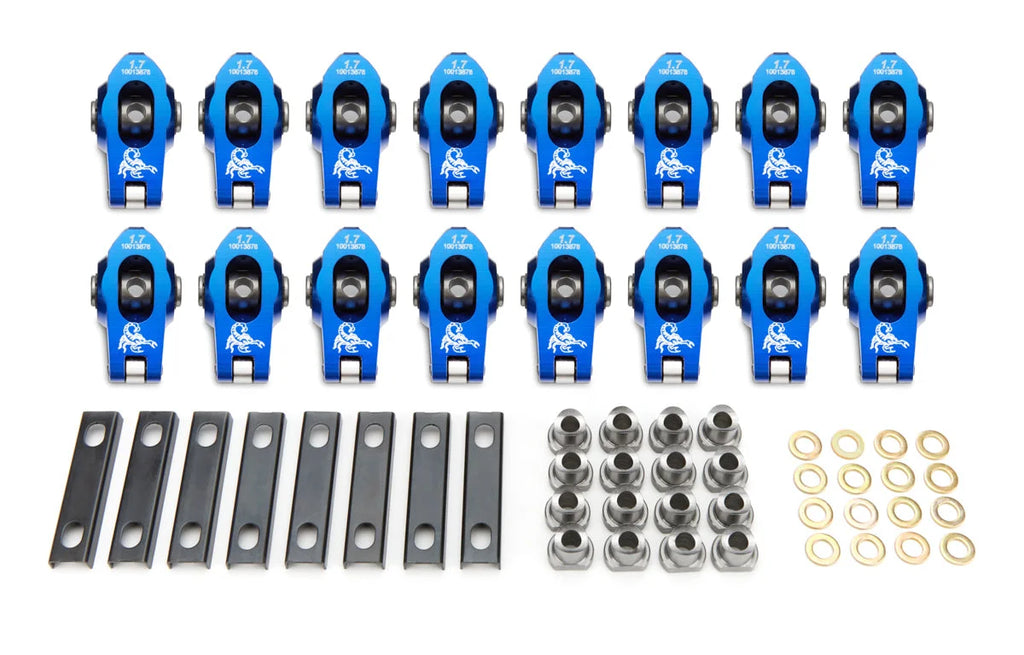 Scorpion Performance GM LS Roller R/A's - 1.7 Ratio 8mm Ped Mnt 1098