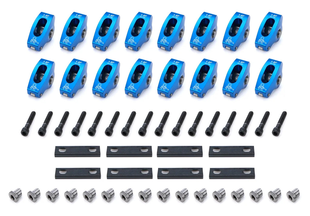 Scorpion Performance SBF Roller Rocker Arms 1.6 Ratio Pedestal Mount 1021