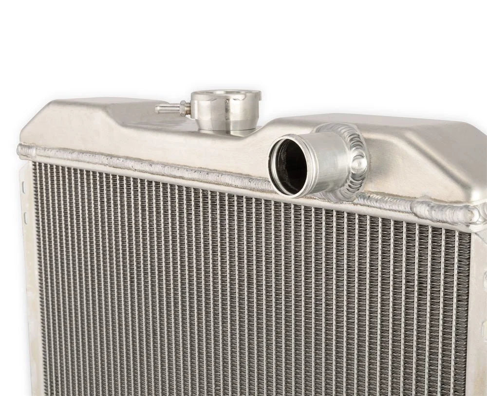 Scott Drake 2 Row Hi Po Aluminum Radiator 339-2AL fits 1967-1969 Ford Mustang Late Model 5.0 / 302 / 351C - Additional View 7