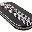 Load image into Gallery viewer, Scott Drake Aluminum Oval Air Cleaner Assembly Black S1MS-9600-P fits 1964-1973 Ford Mustang 2V/4V - Back View