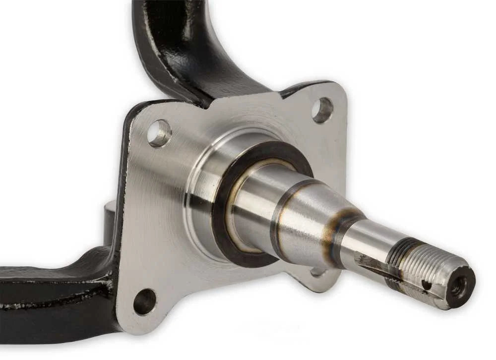 Scott Drake Brake Spindle Driver Side with Drum Brakes C7OZ-3106-L fits 1967-1969 Ford Mustang - Installation View