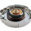 Load image into Gallery viewer, Scott Drake Chrome Gas Cap with Running C5ZZ-9030-B fits 1965 Ford Mustang - Back View