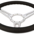 Load image into Gallery viewer, Scott Drake Corso Feroce 15" Black Leather Steering Wheel 9 Hole S1MS-3600-BK fits 1965-1973 Ford Mustang - Installation View