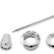 Load image into Gallery viewer, Scott Drake Dash Knob and Bezel Kit C5ZZ-10852-K fits 1964-1966 Ford Mustang - Side View