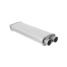 Load image into Gallery viewer, Scott Drake Dual Outlet Transverse Muffler C9ZZ-5230-C fits 1969 Ford Mustang - Installation View