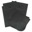 Load image into Gallery viewer, Scott Drake Floor Mat Set Rubber with Running Horse Logo C5ZZ-6513086-BK fits 1965-1966 Ford Mustang - Main Product View