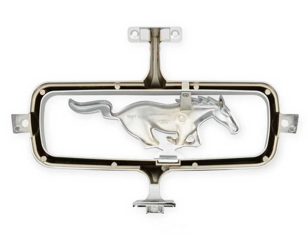 Scott Drake Grill Emblem Horse and Corral C5ZZ-8213-AR fits 1964-1965 Ford Mustang - Side View