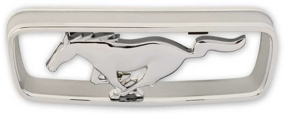 Scott Drake Grill Emblem Horse and Corral C6ZZ-8213-A fits 1966 Ford Mustang - Back View