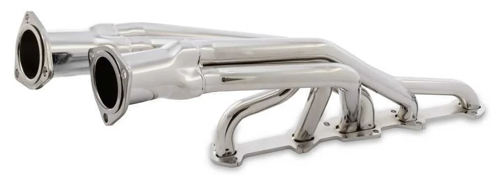 Scott Drake Header Dual Outlet Kit C3OZ-9430-H2 fits 1965-1970 Ford Mustang 170 / 200 - Installation View