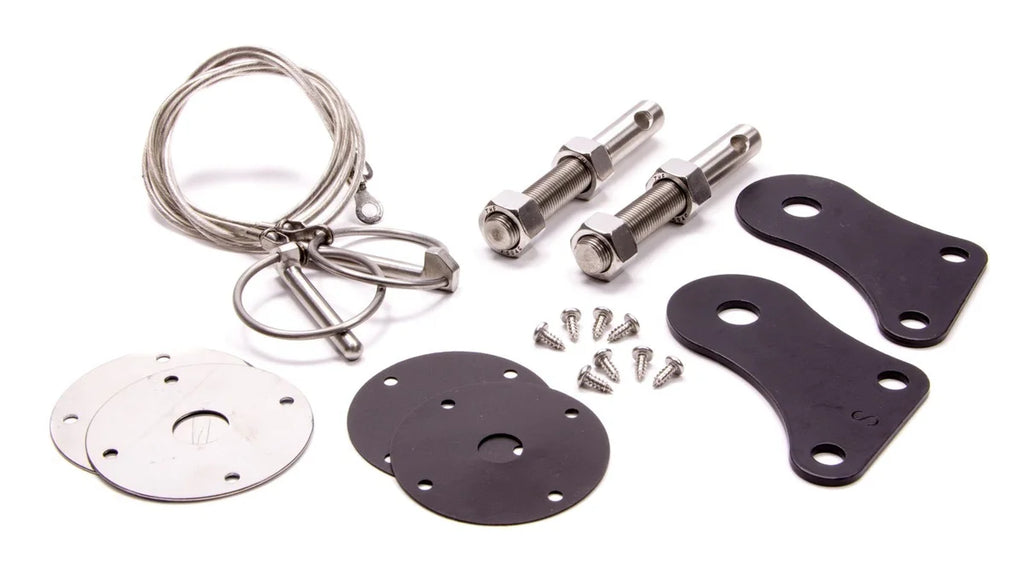 Scott Drake Hood Pin Kit Stainless S1MS-16892-SSK fits 2005-2009 Mustang