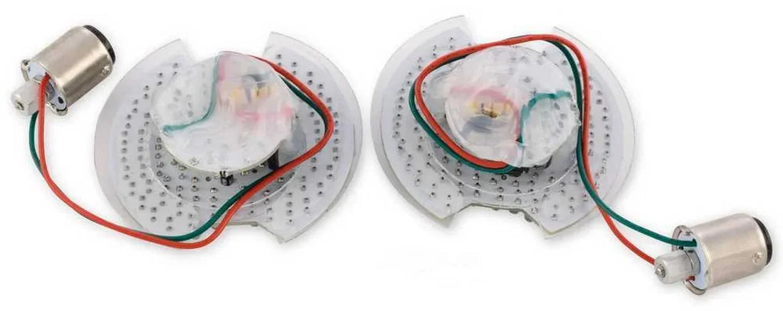 Scott Drake LED Backup Light Kit SD-1142-RFB fits 1964-1970 Ford Mustang - Installation View