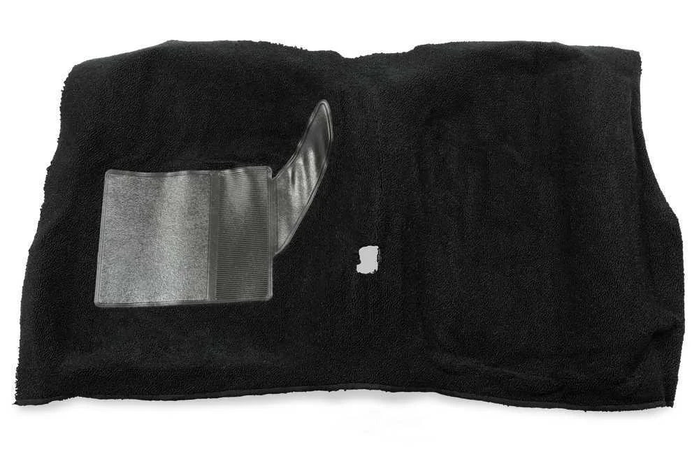 Scott Drake Molded Carpet Kit Black CAR65-CP-BK fits 1965-1968 Ford Mustang Coupe - Back View