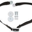 Load image into Gallery viewer, Scott Drake Push Button Seat Belt Black SB-BK-PBSB fits 1964-1973 Ford Mustang - Main Product View