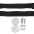 Load image into Gallery viewer, Scott Drake Push Button Seat Belt Black SB-BK-PBSB fits 1964-1973 Ford Mustang - Side View