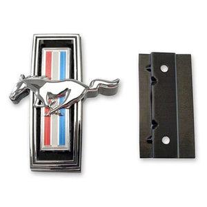 Scott Drake Running Horse Grill Emblem, with Mounting Kit C9ZZ-8213-AR fits 1969 Ford Mustang - Main Product View
