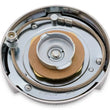 Load image into Gallery viewer, Scott Drake Standard Gas Cap Running Logo C7ZZ-9030-A fits 1967 Ford Mustang - Side View