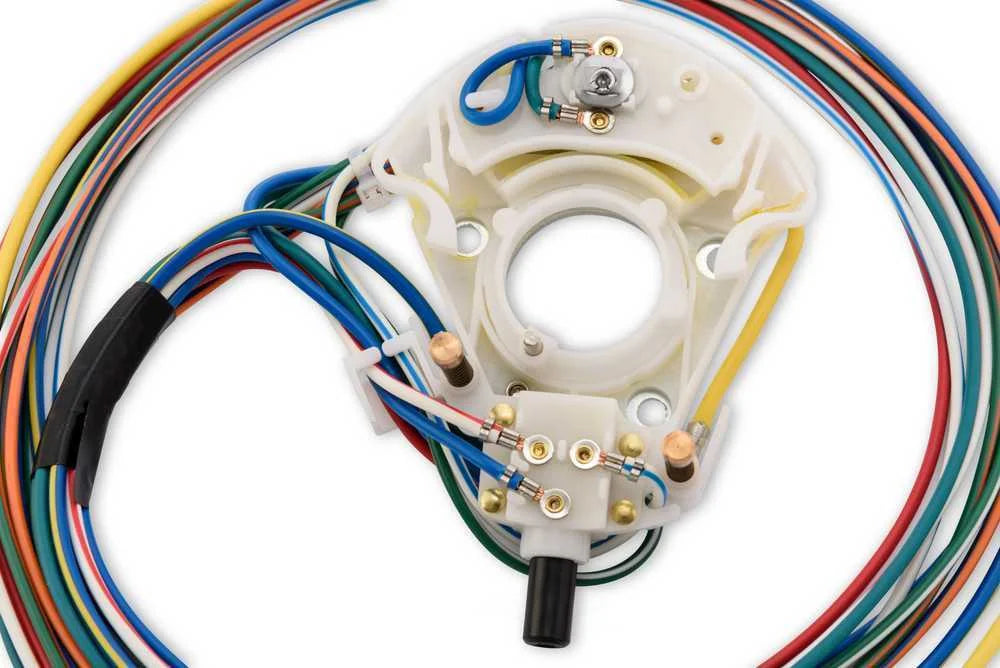 Scott Drake Turn Signal Switch Fixed Column Non-Tilt C7ZZ-13341-F fits 1967 Ford Mustang - Installation View