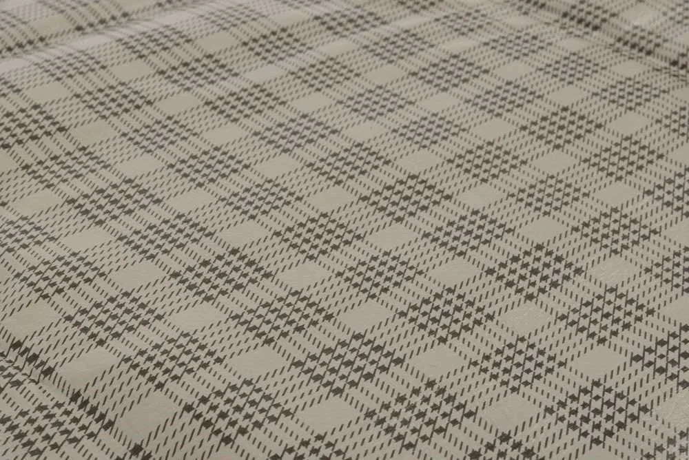 Scott Drake Vinyl Trunk Mat Plaid Pattern TM-FM-CPCV-65P fits 1965-1966 Ford Mustang - Side View
