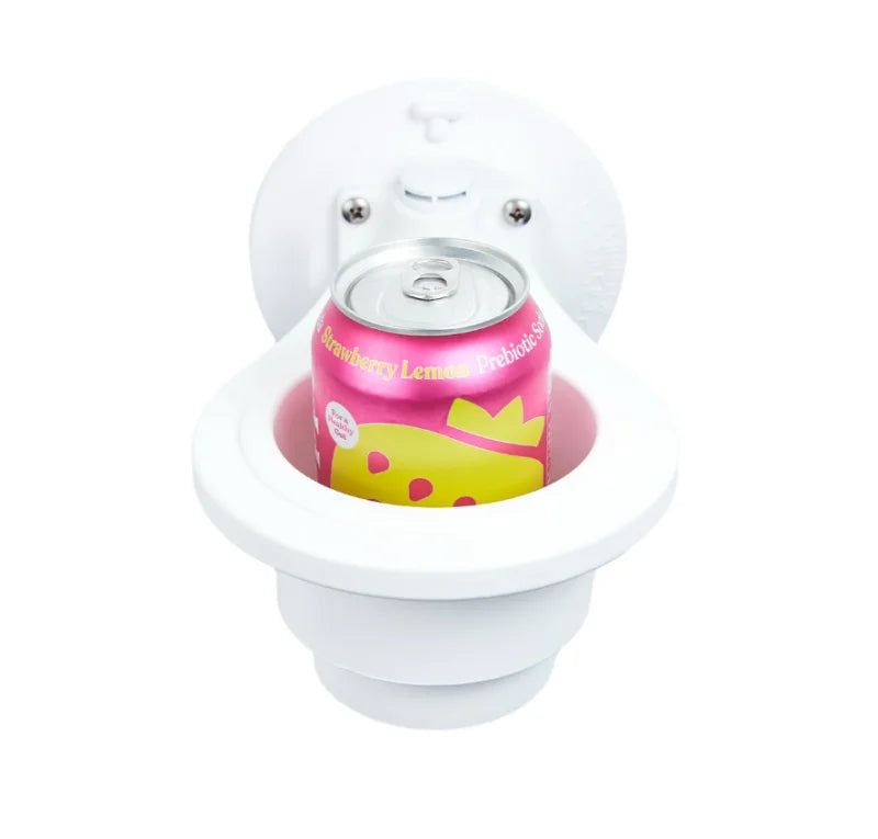 SeaSucker 1-Cup Holder Vertical - White - Back View