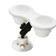 Load image into Gallery viewer, SeaSucker 2-Cup Holder Angle Mount - Black - Side View