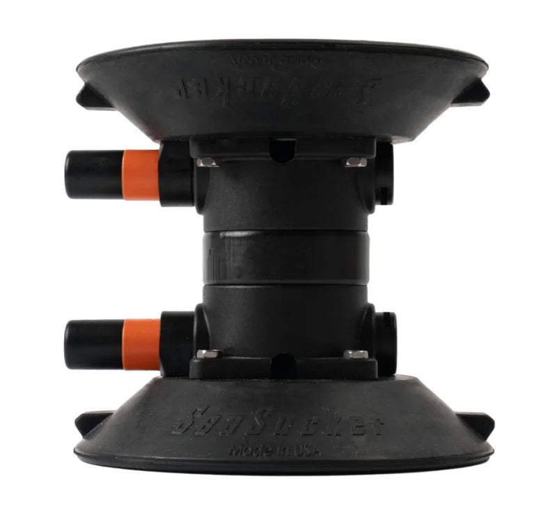 SeaSucker 6in. Double Tap - Black (SeaSuckers are Back to Back) - Installation View