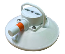 Load image into Gallery viewer, SeaSucker 6in. SeaSucker w/Flat-Top Stainless Steel D-Ring - White - Side View